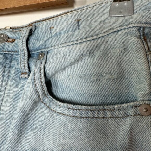 Madewell The Momjean Short in Fitzgerald Stone Wash Size 27 - Picture 3 of 9